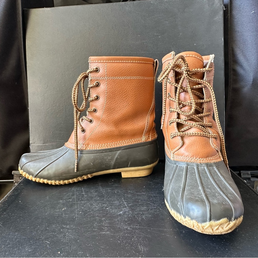 Target Brown and Black Duck Boots